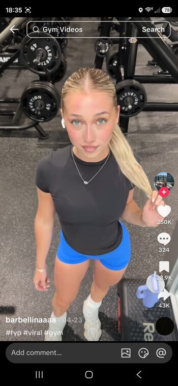 🔥 Barbellinaa leaked private photo uncensored full