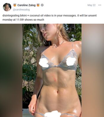 🔥 Caroline zalog leaked private photo uncensored full