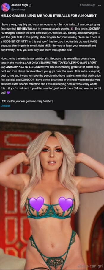 🔥 Jessica nigri  page leaked private photo uncensored full