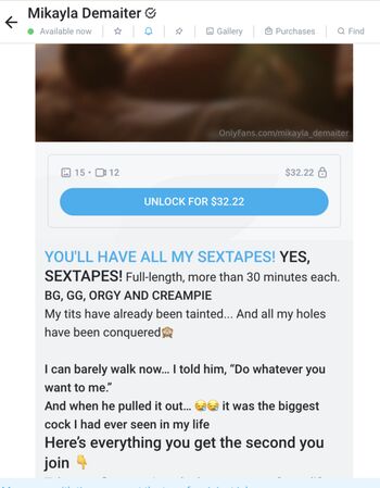 🔥 Mikayla demaiter  page leaked private photo uncensored full